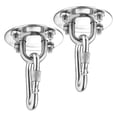 thumbnail image 1 of Ganchos de techo resistentes de acero inoxidable, capacidad de 450 kg, perfectos para hamacas (paquete de 2), 1 of 5