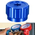 thumbnail image 6 of Round Wheel Handle, Faucet Handles Manifold Gauges Knob Aluminum Alloy Blue, 6 of 9