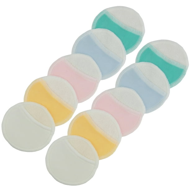Hemoton Cotton Pads Reusable Remover Organic Wipes Flat Rounds Discs