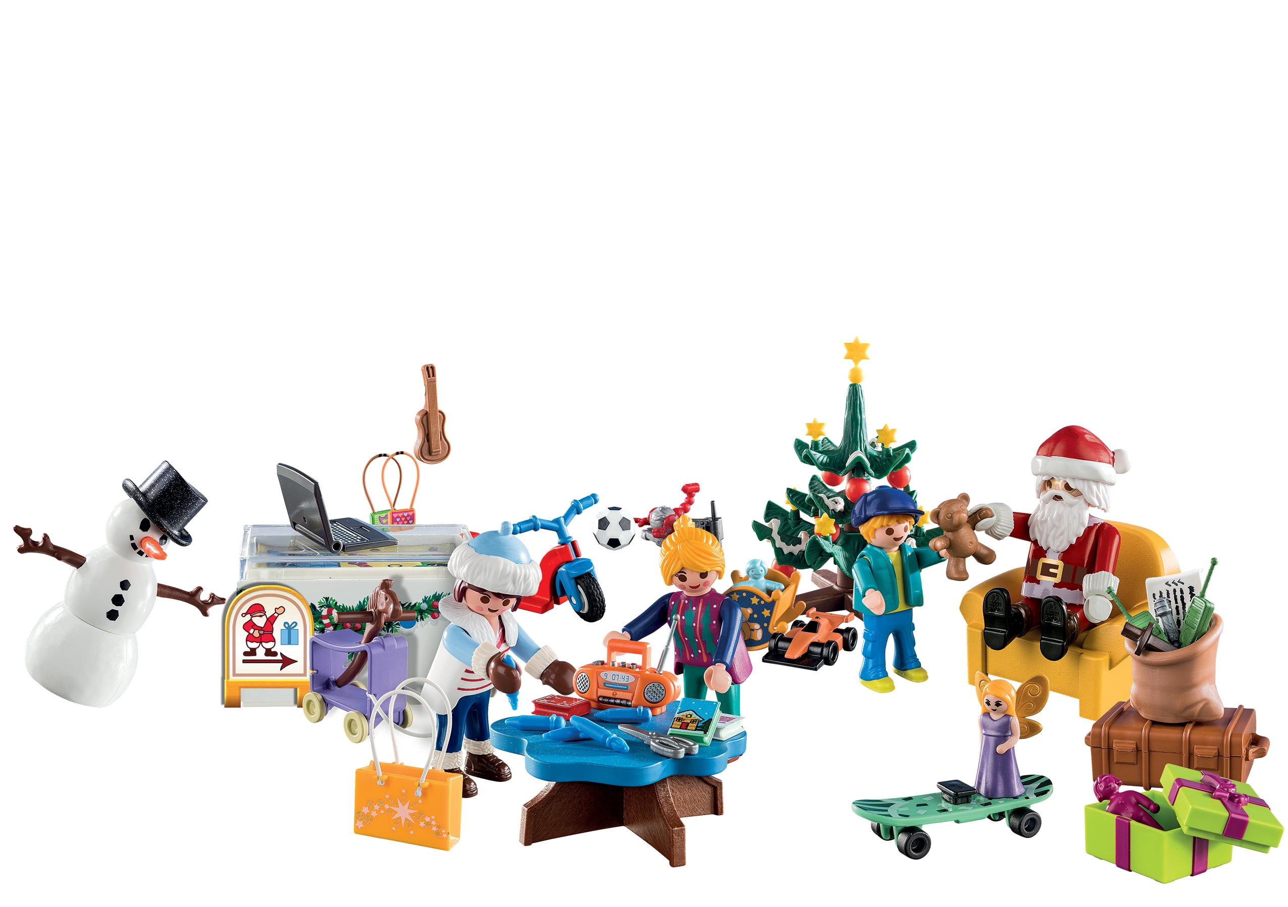 PLAYMOBIL Christmas Living Room 65 PC 9495 Ages 4 for sale online 