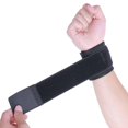 thumbnail image 4 of Muñequera ajustable, muñequera, muñequera de protección cómoda, correa de compresión para la muñeca para el carpiano, entrenamiento, gimnasio, , negro Colco Correa de compresión de muñeca, 4 of 7