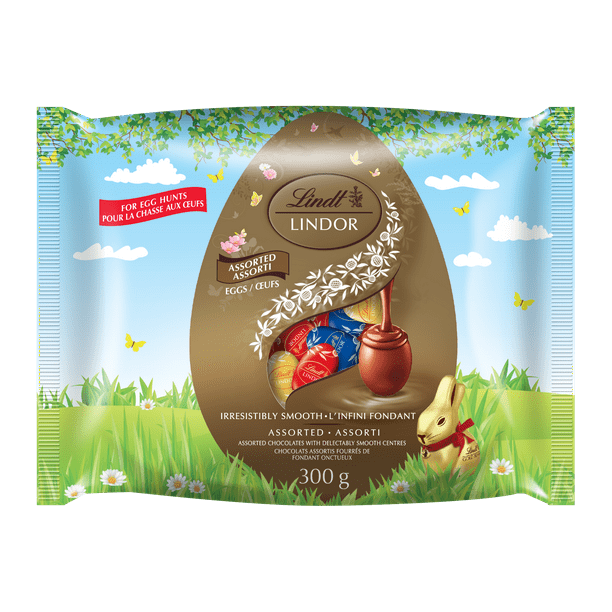 Mini œufs LINDOR assortis au chocolat de Lindt – Sachet (300 g) 300 g