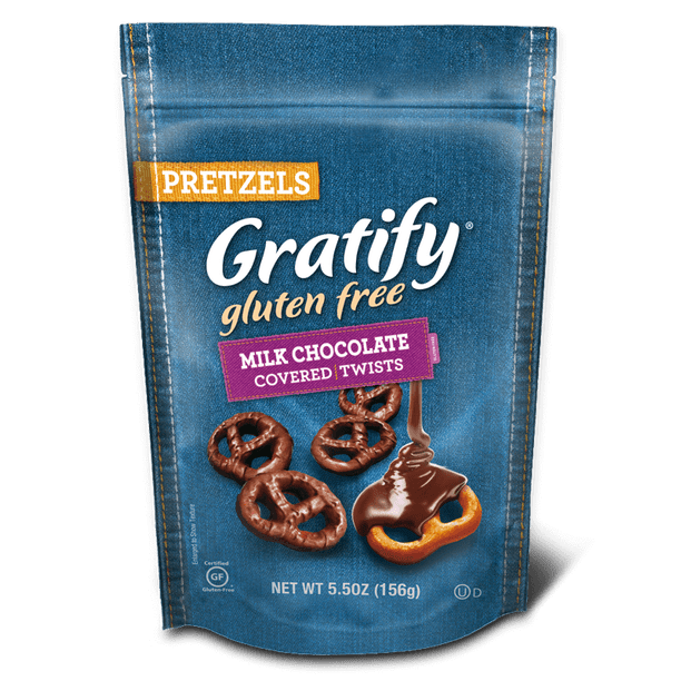 Gratify Gluten Free Milk Chocolate Covered Pretzel Twists, 5.5 Oz