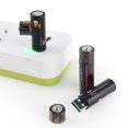 thumbnail image 2 of YIGSECU Rechargeable Lithium AA Battery With USB Interfaces Suitable For Remote Controls Cameras And Flashlights Efficient Use, 2 of 6