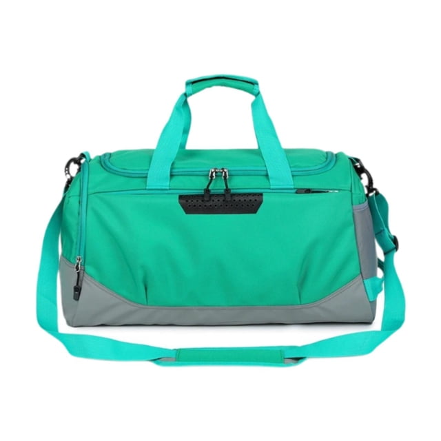 Bolsa de baloncesto DYNWAVEMX bolsa de gimnasio con compartimento para zapatos tela Oxford Verde