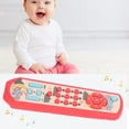thumbnail image 4 of Baby TV Remote Control, Educational Trilingual Switch Battery Powered TV Remote Control Toy Light Function ABS HiFi Sound  For Play Blue,Red, 4 of 8
