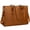 Brown, variant on Lubardy 15.6 Inch Laptop Tote Bag for Women Waterproof Leather Handbag Classy Large Capacity Computer Briefcase for Work Professional Shoulder Bag Business Office