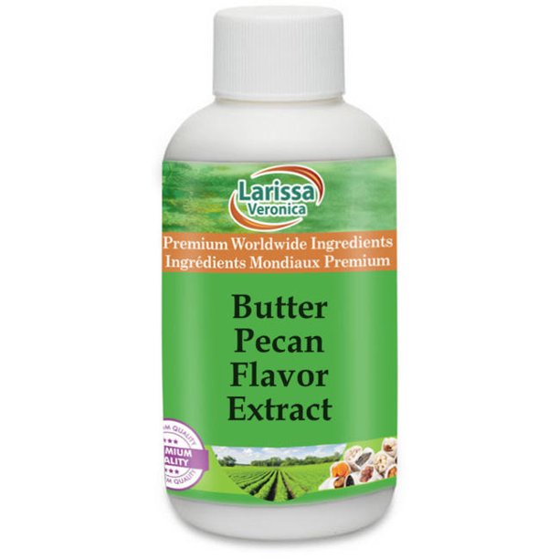 Larissa Veronica Butter Pecan Flavor Extract, (Butter Pecan, 1 oz, 2
