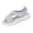 Gray, variant on Xfvqtps Womens Knit Slip on Sandals Open Toe Casual Slides with Low Wedge Stretch Comfortable Breathable Walking Summer Shoes