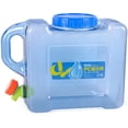 thumbnail image 1 of 5/10L Water Container with Spigot,Large Water Jug with Handle-Water Storage Containers,Can Store Hot Water Large Mouth Camping Water Container, 1 of 7