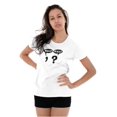 thumbnail image 5 of Funny Wait What Punctuation Joke Womens Fitted Plus Size Graphic Tee Brisco Brands 3X, 5 of 6