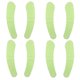 thumbnail image 1 of Almohadilla de la cubierta del asiento del inodoro Unique Bargains Verde S 4 pares, 1 of 1