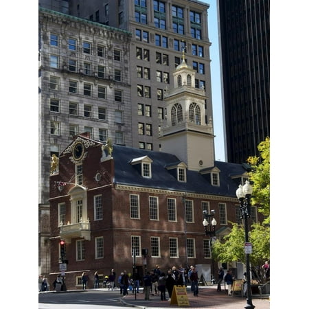 Old State House Boston Massachusetts New England Usa Print Old State House Boston Massachusetts New England Usa Print