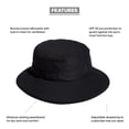 thumbnail image 2 of adidas Men's Victory III Bucket Hat, Black, L/XL, 2 of 5