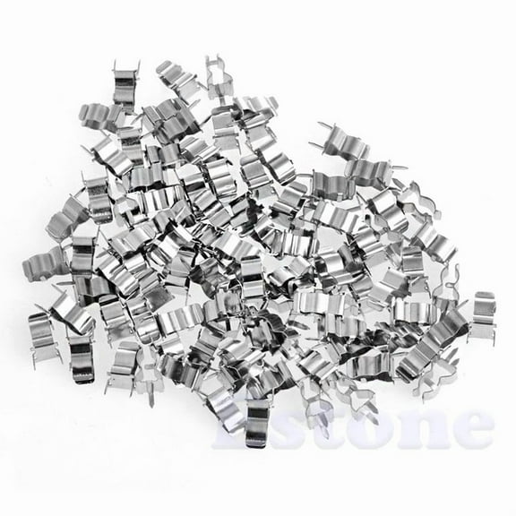100 Pack Universal Fuses Welding Holder Fast Blow Fuse Clip 5x20mm/0.20x0.79''