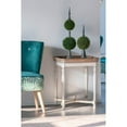 thumbnail image 5 of A&B Home End Table Sofa Side Table with Square Tray Distressed White, 20" x 20" x 25", 5 of 5
