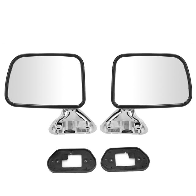 Par de espejos retrovisores de puerta de coche, seguridad de conducción galvanizada, aptos para HILUX 1988-2005 Jadeshay A