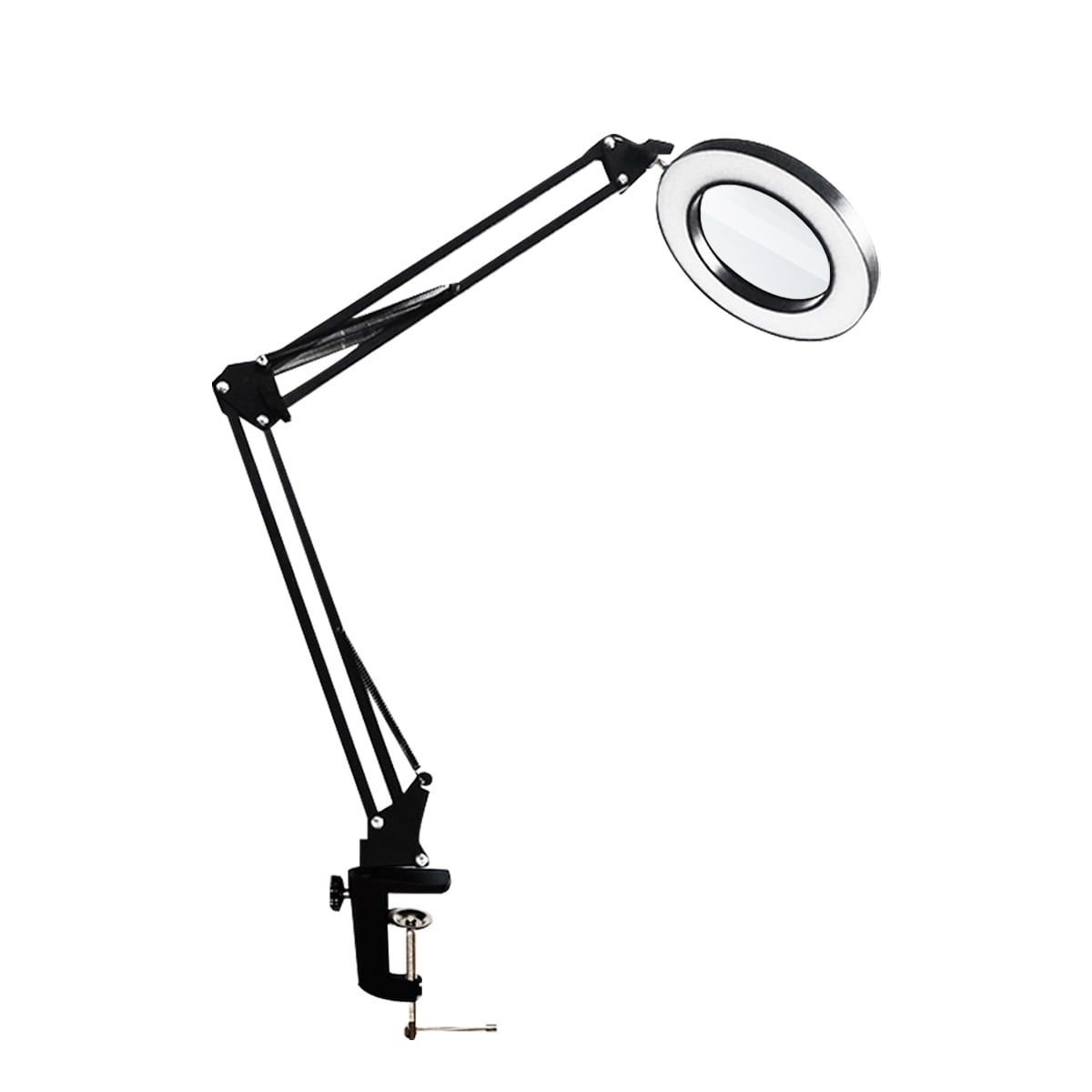 8X LED Illuminated Magnifier Lamp USB 360° Rotating Foldable LED