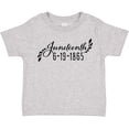 thumbnail image 3 of Inktastic Juneteenth 6-19-1865 Boys or Girls Toddler T-Shirt, 3 of 5