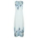 thumbnail image 4 of ICHUANYI Clearance Women Casual Loose Printed Tank Dress Beach V-neck Pocket Sundress Sleeveless Dresses(Blue, XL) ICHUANYI WER2023080804536, 4 of 5