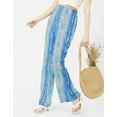 thumbnail image 2 of Moomaya Straight Loose Fit Printed Rayon Pant - Women's Trendy Straight Pant, 2 of 9