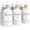 Matte White, variant on Luxspire Shampoo and Conditioner Dispenser, Shower Soap Dispenser Wall Mounted 3 Sets White Plastic Bottles Bamboo Pump, 500ml Shampoo and Conditioner Bottles for Bathroom, Shower Wall and Hotel