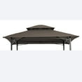 thumbnail image 2 of Faitaliicy 8x5Ft Grill Gazebo Replacement Canopy Roof Double Tiered BBQ Tent Cover Outdoor Grill Shelter Canopy Top With Rainproof Fabric For Backyard Park,Without Metal And Other Structures, 2 of 6