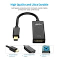 thumbnail image 2 of Mini DisplayPort to HDMI Adaptor 2 Pack Mini DP(Thunderbolt Compatible) to HDMI 4Kx2K Converter Gold-Plated Cord for MacBook Pro, MacBook Air, Mac Mini, Microsoft Surface Pro 3/4 White, 2 of 7