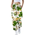 thumbnail image 2 of Pantalones de mezclilla Gibobby mujer Pantalones casuales sueltos y versátiles Blanco S, 2 of 4