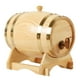thumbnail image 1 of Barril de vino de roble vintage de 3 l/1,5 l, cubo dispensador especial, barriles de cerveza con soporte para tequila, vino y bourbon. Madera 3L, 1 of 9