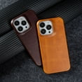 thumbnail image 2 of For Case iphone 14 Pro Max Cases Oil Wax Luxury Genuine Leather Cover For Iphone 15 12 11 13 XR XS Max X 8 Plus Phone Shell Capa, 2 of 7