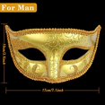 thumbnail image 2 of Máscara veneciana Pareja Máscara de mascarada Mujeres Máscara veneciana de encaje para mujeres Hombres Fiesta de disfraces JM, 2 of 4