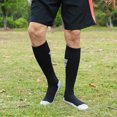 thumbnail image 2 of Meterk Slip Sport Knee High Socks Athletic Socks for Mens and Women Running Training Football, 2 of 7