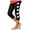 Black-07, variant on Ugoldhm Girls Yoga Capris Pants Baseball Print Running Workout Pants Sport Summer Kids Athletic Leggings Size 2-13