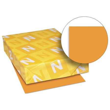 Wausau Paper Index - Wausau Papers 26721 8.5 x 11 Exact Brights Paper, Bright Orange
