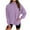 1-Purple, variant on Womens Mock Neck Pullover Sweaters with Pockets Fall Casual Loose Fit Long Sleeve Tunic Sweatshirts Y2K Clothes