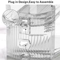 thumbnail image 4 of Organizador de espacio para zapatos transparente y ajustable NVGSN, 12 unidades, 4 of 7