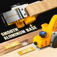 thumbnail image 4 of Cordless Electric Hand Planer: 3-1/4-Inch Handheld Planer For Dewalt 20V Battery (No Battery) - 15000 RPM Power Wood Planer For Woodworking, Carpentry, And Home DIY - Includes Blades And Edge Guide, 4 of 7