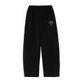 thumbnail image 5 of Staki Kids Sweatpants Girls Sweatpants Casual Joggers with Drawstring Waist and Pockets, Great for Toddler Girls(Black,10-12 Years), 5 of 9