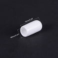 thumbnail image 3 of Uxcell 100pcs Round Rubber End Caps 6mm White Vinyl Cover Screw Thread Protectors, 3 of 6