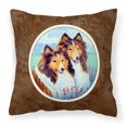 thumbnail image 1 of Carolines Treasures 7086PW1414 Sable Shelties Double Trouble Fabric Decorative Pillow, 1 of 4