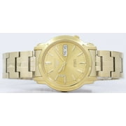 Seiko Mens Series 5 Gold Dial Watch - SNKK76K1