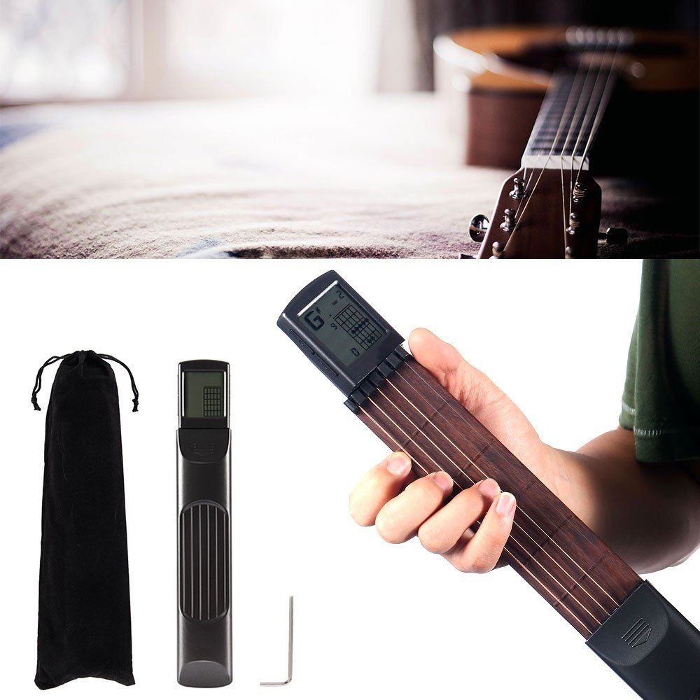 Mini Portable Guitar Practice Tool Guitar Chord Learning Tool Guitar