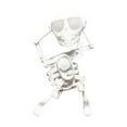 thumbnail image 2 of Dancing Skeleton Man Toy with Clockwork Mechanism, Swinging Decorative Novelty Item for Halloween and Party Themes, 2 of 4