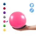 thumbnail image 4 of Vaupan Mini Aerobic Exercise Ball, 9 inch Small Gym Ball with Inflatable Straw for Yoga, Pilates, Stability, Physical Therapy, Stretching and Core Training, Improves Balance, Strength (Blue), 4 of 8
