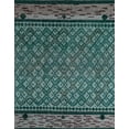 thumbnail image 1 of Ahgly Company Machine Washable Indoor Rectangle Abstract Cadet Blue Green Area Rugs, 8' x 10', 1 of 7