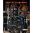 thumbnail image 2 of VEVOR Acoustic Guitar Hard Case 43.31 in With Lock Key And Handle for Acoustic Guitar, 2 of 9