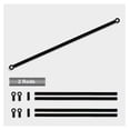 thumbnail image 6 of Heavy Duty Weighted Metal Pergola Rods with Eye Loops for Pergola Covers, Patio Canopy Covers, Sun Shade Panels, Curtains, Drapes - Various Lengths(us pending) (5 FT), 6 of 7