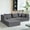 Grey, variant on YINIX 110" Corduroy Sectional Sofa with Movable Ottomans, U-Shaped Sofa Couch for Living Room, Grey