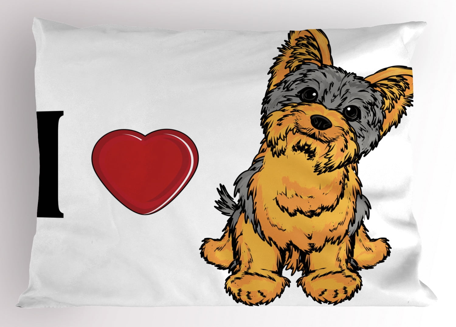 yorkie shaped pillow